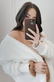 Ivory Fuzzy Hooded Long Sleeve Maternity Jacket – PinkBlush