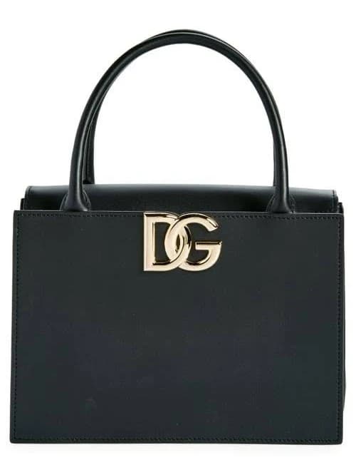 Dolce & Gabbana DG Logo Calf Leather Handbag