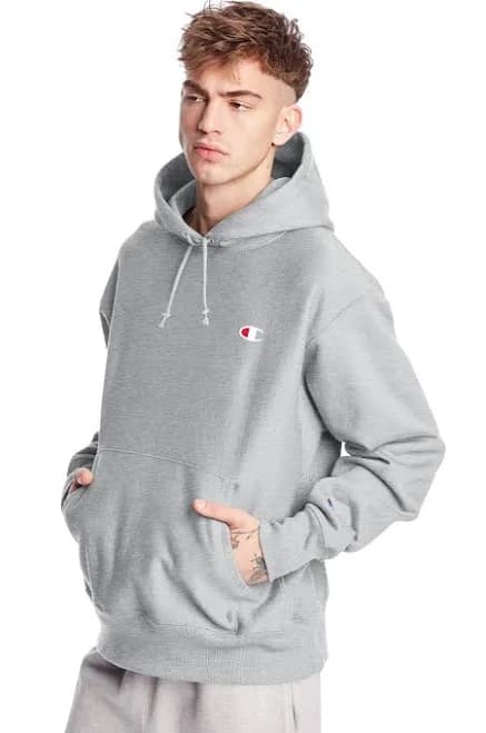 Reverse Weave Pullover Hoodie