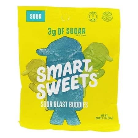 Smart Sweets Sour Blast Buddies Keto-Friendly Sour Gummy Treats