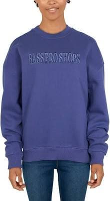 Bass Pro Shops Ladies Embroidered Crew-Neck Long-Sleeve Sweatshirt