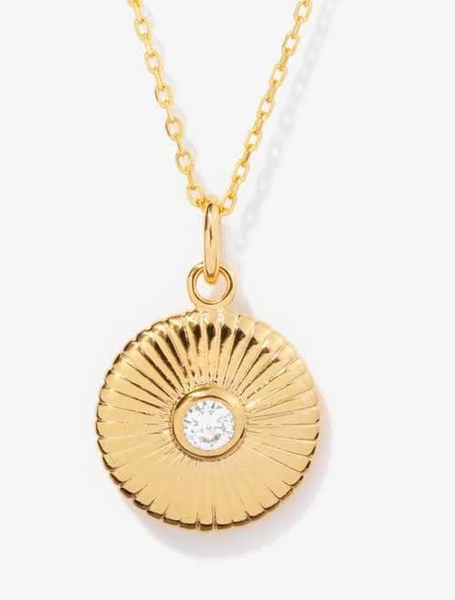 Little Sky Stone Palmer Sunburst Pendant Necklace