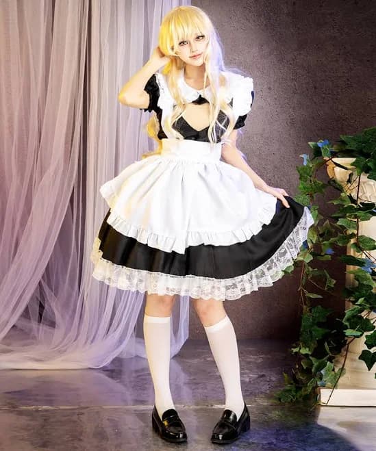 Lolita Love Maid Dress Cosplay Costume