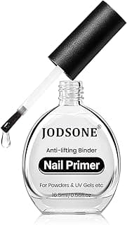 JODSONE 16.5ml Nail Primer Compatible Acid-Free Formula for Sensitive Nails for Long-Lasting Nail Art Suitable for Beginner & Salon Use Fast Acting for Time Saving DIY