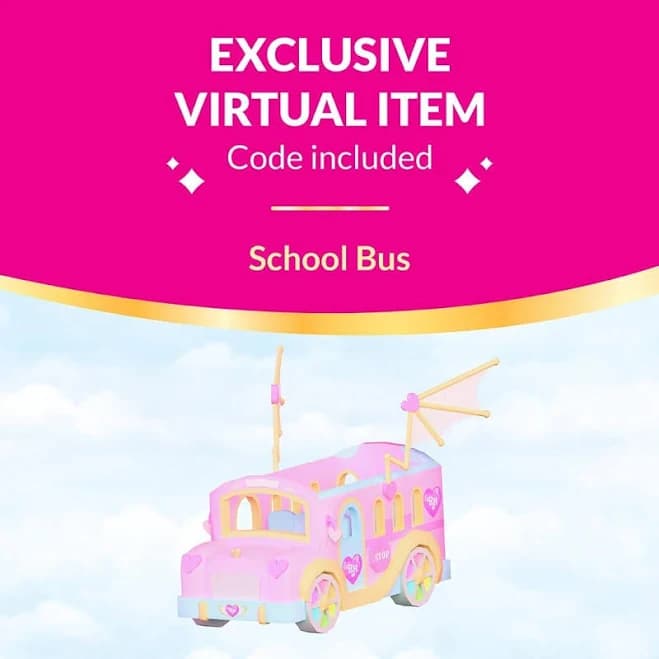 ROYALE HIGH - VIRTUAL CODE FOR SCHOOL BUS *CODE ONLY TOY*