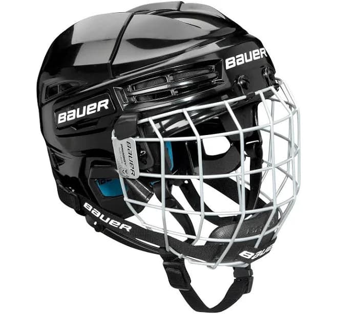 Bauer Prodigy Hockey Helmet Combo With Facemask Cage, Youth Size Black
