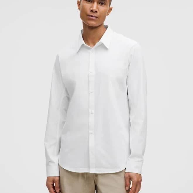 Lululemon Airing Easy Long-Sleeve Shirt in Wovenair Fabric
