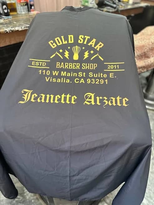 custom salon cape for hair stylist, Personalised Black barber cape , styling gifts