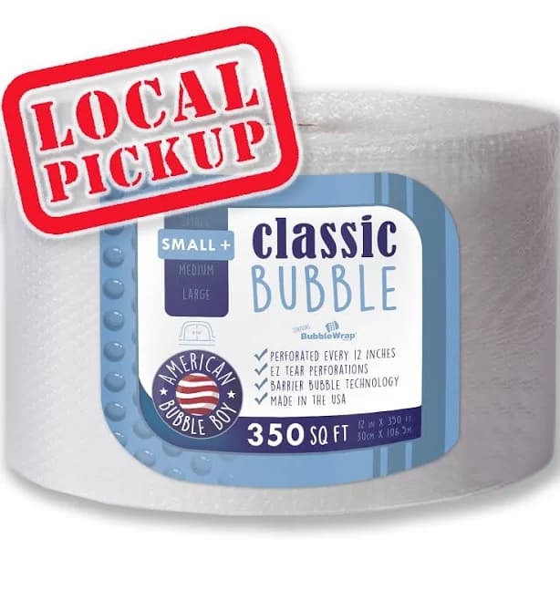 12" Small Plus Bubble Boy Wrap
