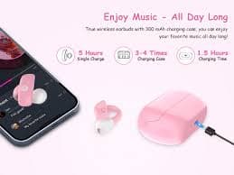 Amazon.com: BANIGIPA Kids True Wireless Earbuds, 5g Super Light Comfortable Open Ear Bluetooth 5.4 Headphones w/Mic to Protect Hearing for Studying Music Clear Calling, Touch Control Ear Buds w/Charging Case : Electronics