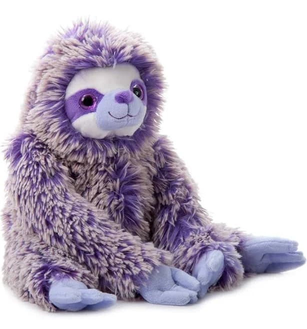 The Petting Zoo Purple Sloth Stuffed Animal