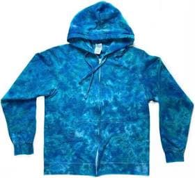 The Caribbean Tie Dye Zipper Hoodie