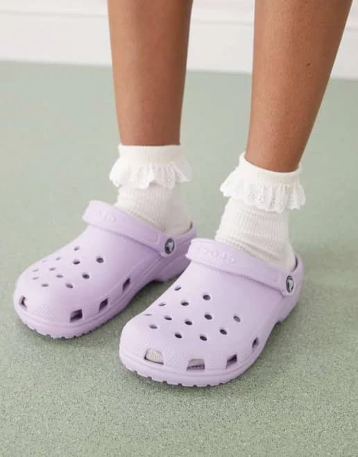 Unisex Adult Classic Lined Clog Fuzzy Slippers