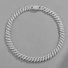 Amazon.com: BLULILY Fashionable Iced Outs Diamonds Cuban Link Chain Necklace Hip Hop Fashion Jewelry Accessory for Trendy Women and Men : Clothing, Shoes & Jewelry