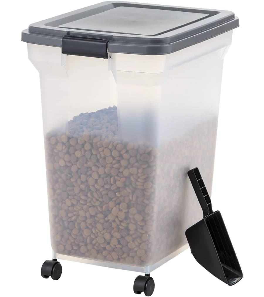 Airtight Dog Food Storage Container with Wheels