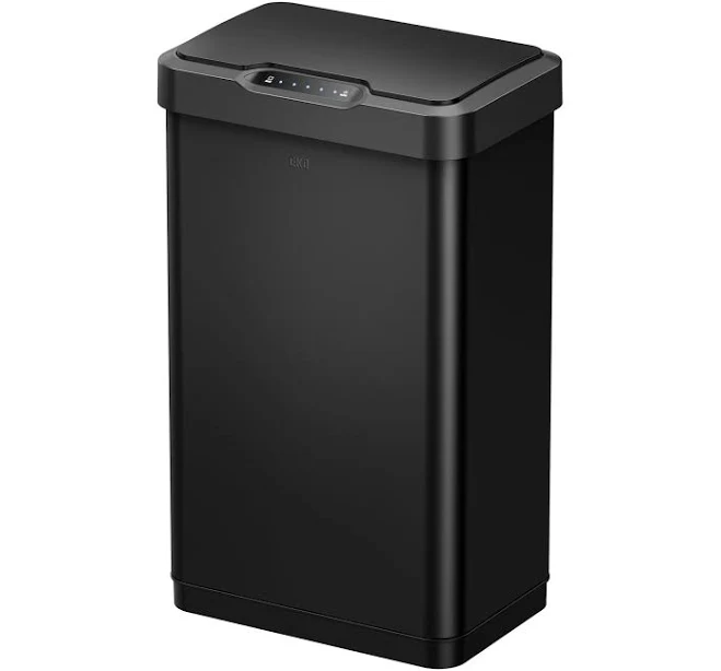 EKO Mirage-T 50 Liter / 13.2 Gallon Touchless Rectangular Motion Sensor Trash Can