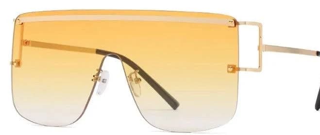 Rimless Oversized Sunglasses