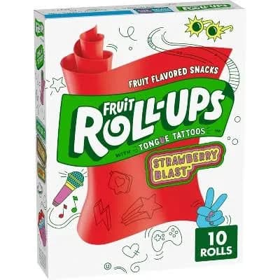 Betty Crocker Fruit Roll-Ups Strawberry Sensation Fruit Snacks