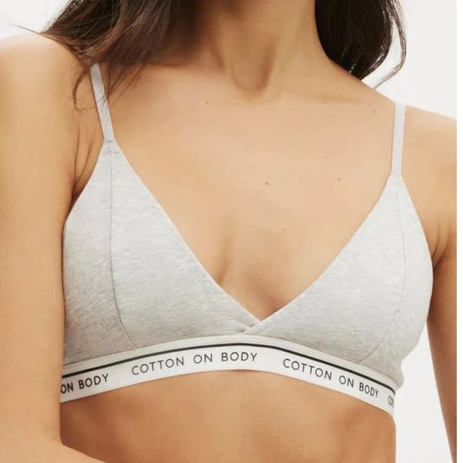 Body Cotton Cross Over Bralette