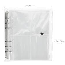 FRCOLOR Pocket 3 Inch Mini Photo Album Loose Leaf Refillable Transparent Binder - Walmart.com
