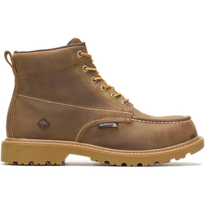 WOLVERINE Men's Floorhand Moc Toe Steel Toe Waterproof Work Boots