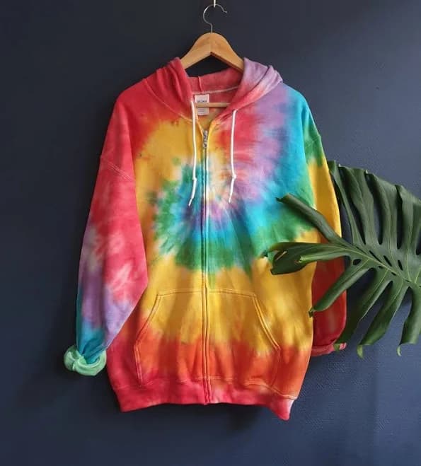 Colorful Tie-Dye Jacket M