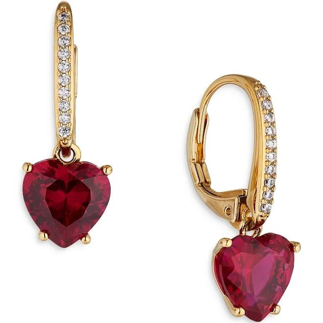 Modern Love Heart Drop Earrings