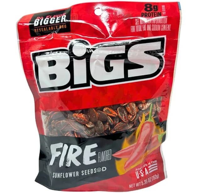 BIGS Fire Flavored Sunflower Seeds