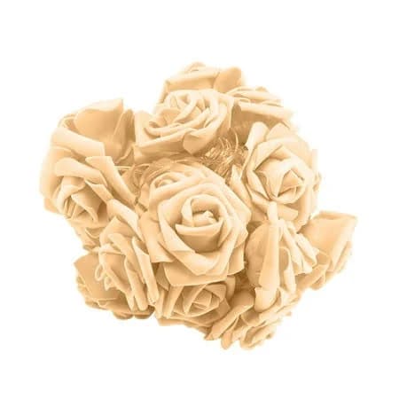 Yika LED Roses Small Colorful Lights Flashing Lights String Lights Bedroom Decorative Flower Battery Lights Party Wedding Room Romantic Lights Strings