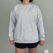 Women's Active Comfort Oversized Crewneck Sweatshirt - All In Motion™ Heathered Gray XXL : Target
