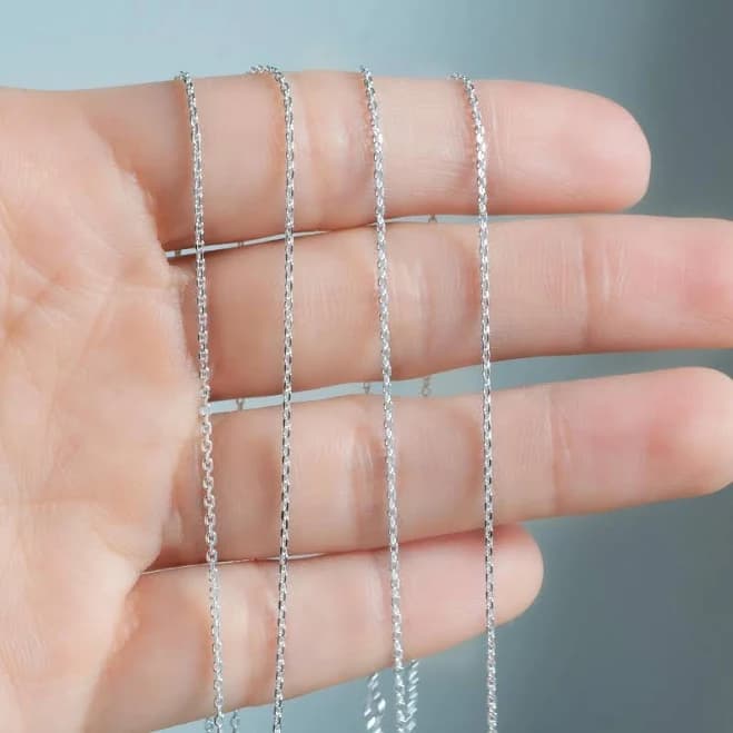925 Sterling Silver Italian Pendant Necklace