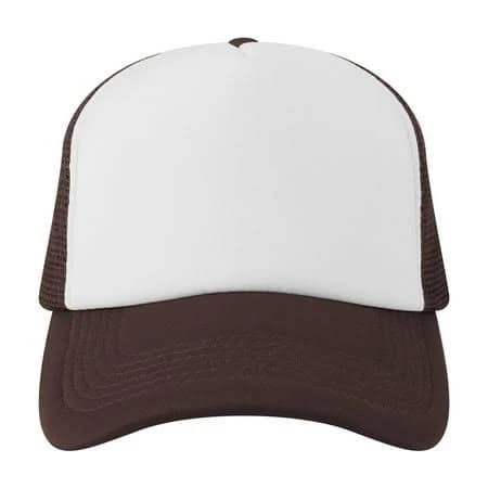 5 Panel Trucker Hat with Foam Front Mesh Back