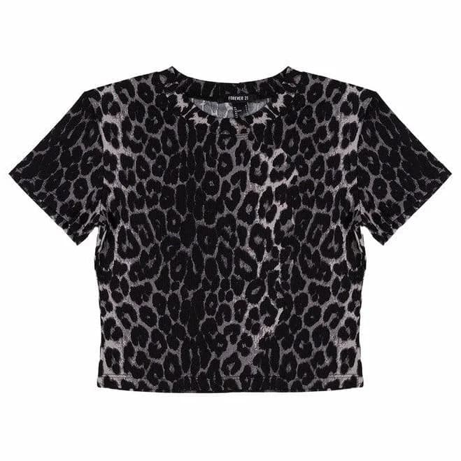 Leopard Print Baby Tee