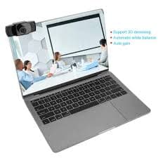 1080P Computer Camera,HD 1080P Webcam, Play and Plug Computer Camera for Skype, FaceTime, PC/Mac/Laptop/Mac USB Webcam with Built-in Mic and Privacy Cover Free-Drive USB 2.0 PC Accessory : Amazon.ae: Computers