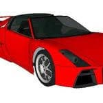 Car 3D SKP Model for SketchUp | DesignsCAD