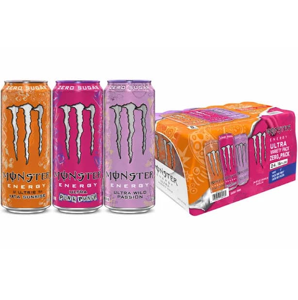 Monster Energy Sugar Free Ultra Variety Pack