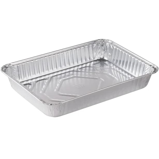 Durable Packaging Foil Cake Pan 13" x 9" 25 Pack