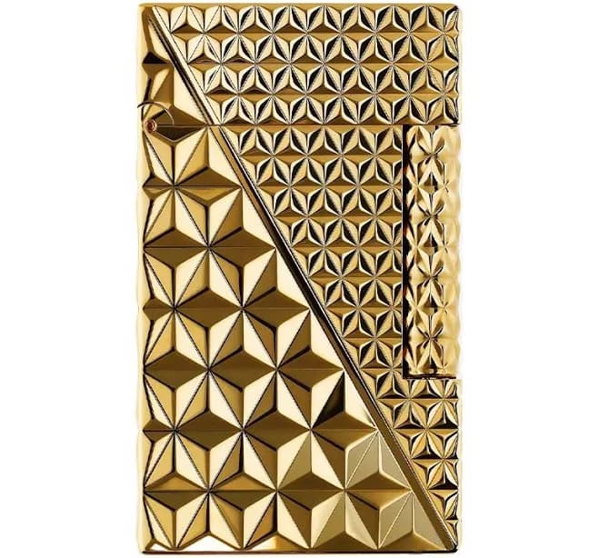 S.T. Dupont Ligne 2 Double Fire X Gold Lighter