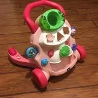 ChiCco Steps Baby Walker Activity - Pink