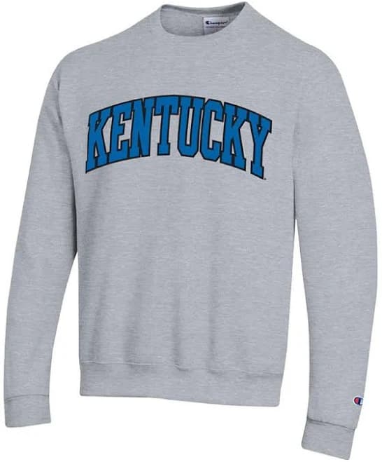 Champion Men's Kentucky Wildcats Arch Name Long Sleeve Twill Sweatshirt