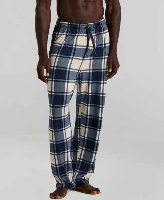 Perry Ellis Men's Deluxe Touch Plaid Sleepwear Pants