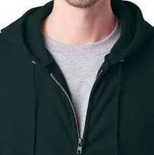 Hanes Ultimate Men's Full-Zip Heavyweight Hoodie