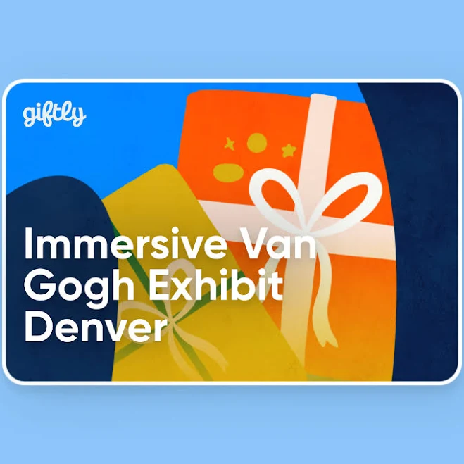 $100 Immersive Van Gogh Exhibit Denver Giftly | Text or Email