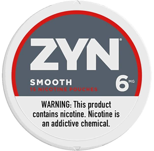 ZYN Smooth Nicotine Pouches 6mg Tin