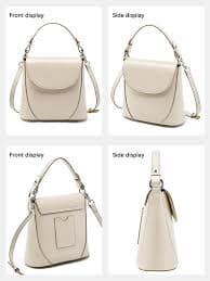 Zency 2025 Trendy Elegant Handbag Genuine Leather Shoulder Cross body French Style Girls Small Phone Bag With Card Slot - AliExpress