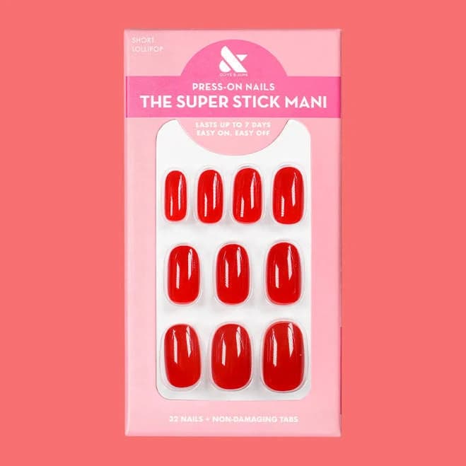 Olive & June Press On Tabs Round Short Nail Set