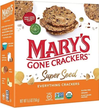 Mary's Gone Crackers Super SeedT Crackers Everything 5.5 oz 2PC