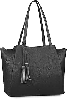 Genuine Leather Tote Bag for Women Work, Womens Laptop Tote Bags Shoulder Purses Totes with Compartments Handbags