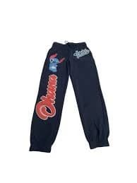 Disney LILO & Stitch Joggers Sweatpants Womens S 4-6 Navy