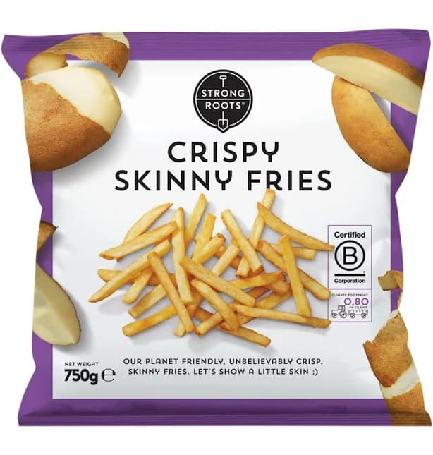 Strong Roots Crispy Skinny Fries 750g
